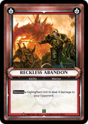 Reckless Abandon - Foil